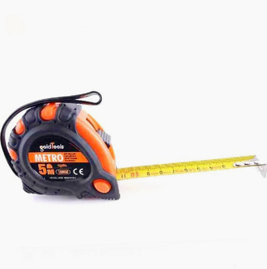 Metro a nastro flessibile 5m – con blocco automatico - ambraled
