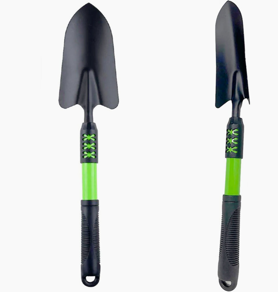 Pala giardino larga + trapiantatore per fiori e vasi - ambraled