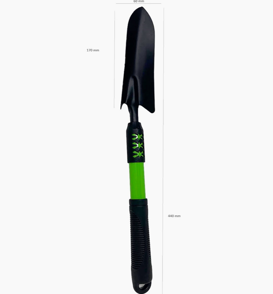 Pala giardino larga + trapiantatore per fiori e vasi - ambraled