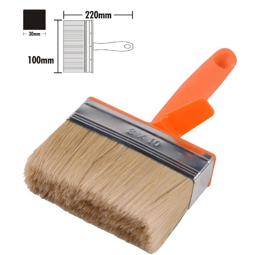 Pennello da imbianchino con setole lunghe e morbide 30x100 mm - ambraled