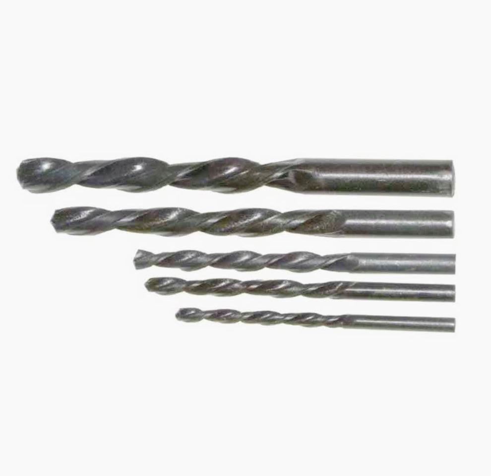 Set di 5 punte da trapano – Frese con punta Ø 4/5/6/8/10 mm per metallo