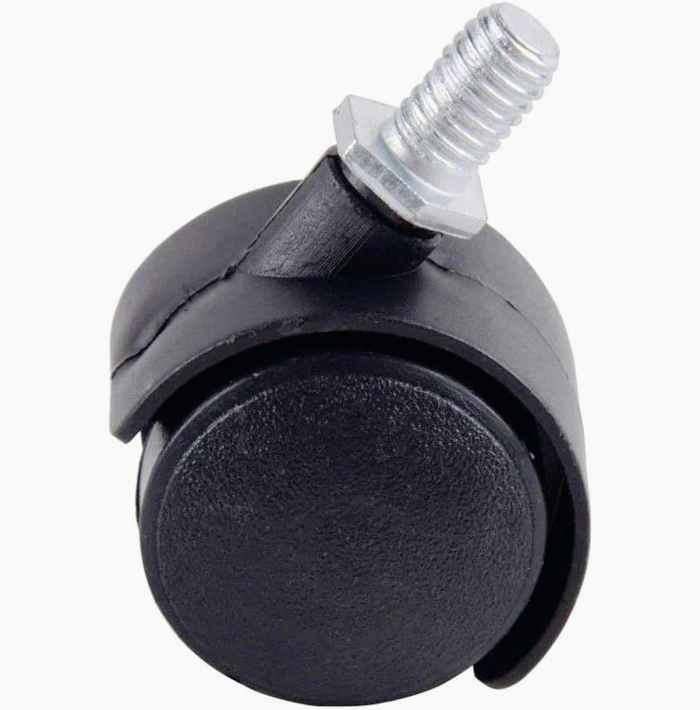 Set 4 rotelle girevoli 40 mm 360° per mobili e sedie - ambraled