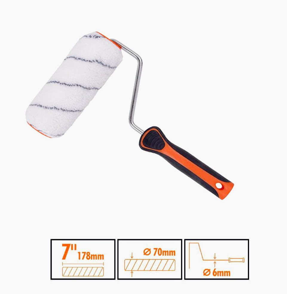 Rullo per pittura con manico antiscivolo 7" (178 mm) - ambraled
