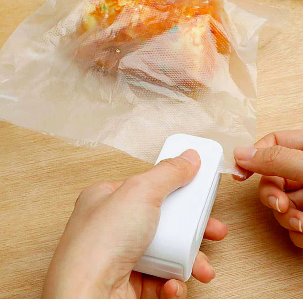 Sigillatore sacchetti termico a batterie per plastica - ambraled
