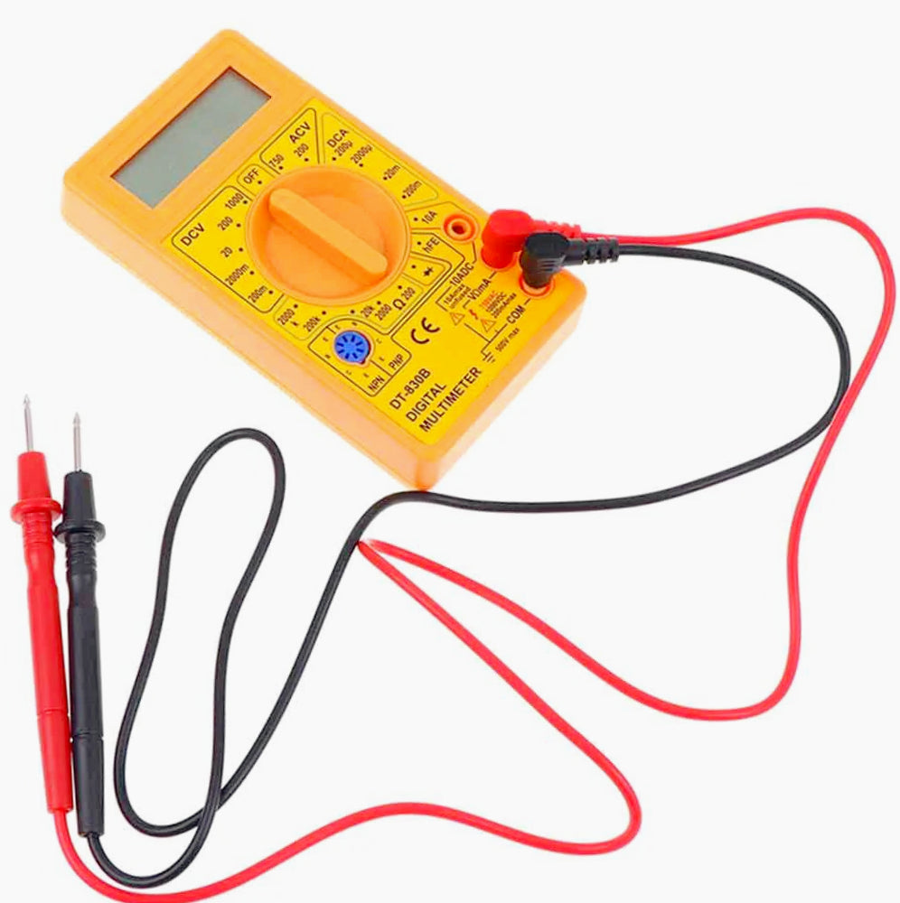 Multimetro digitale LCD – tester tensione e corrente - ambraled