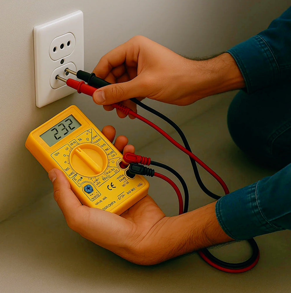 Multimetro digitale LCD – tester tensione e corrente - ambraled