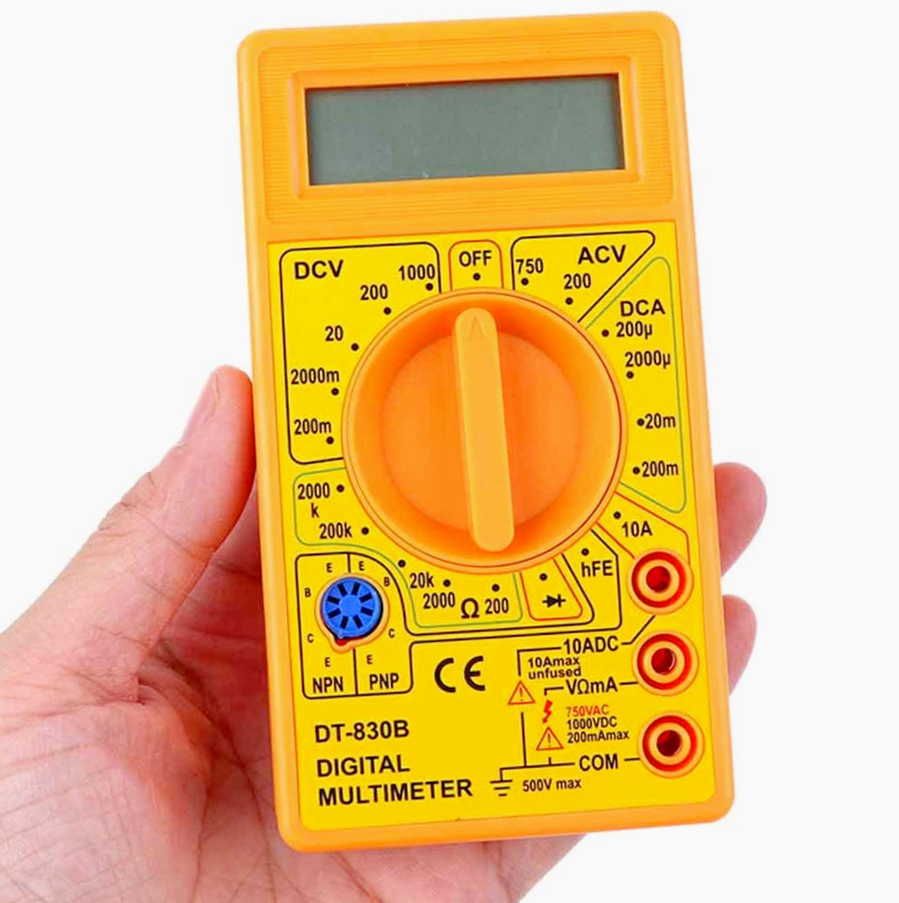 Multimetro digitale LCD – tester tensione e corrente - ambraled