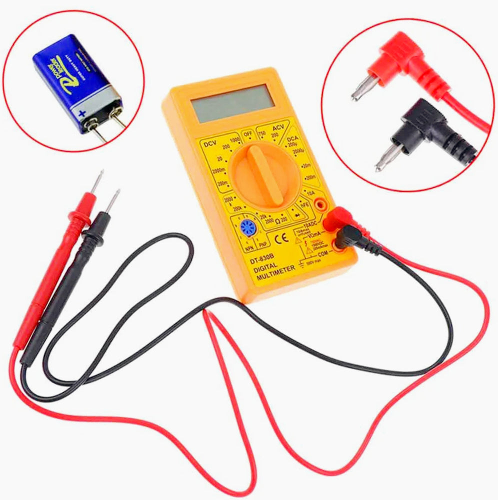 Multimetro digitale LCD – tester tensione e corrente - ambraled