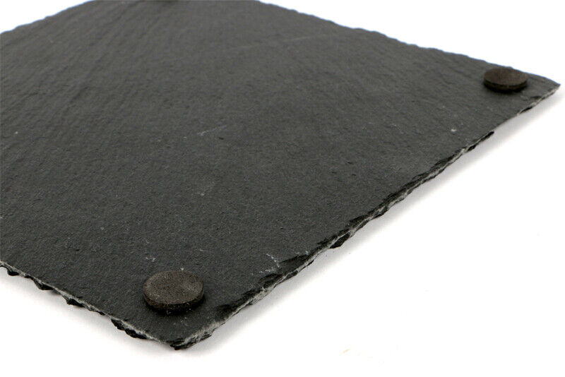 Vassoio da portata in ardesia rettangolare 30x20 cm piatto aperitivo - ambraled