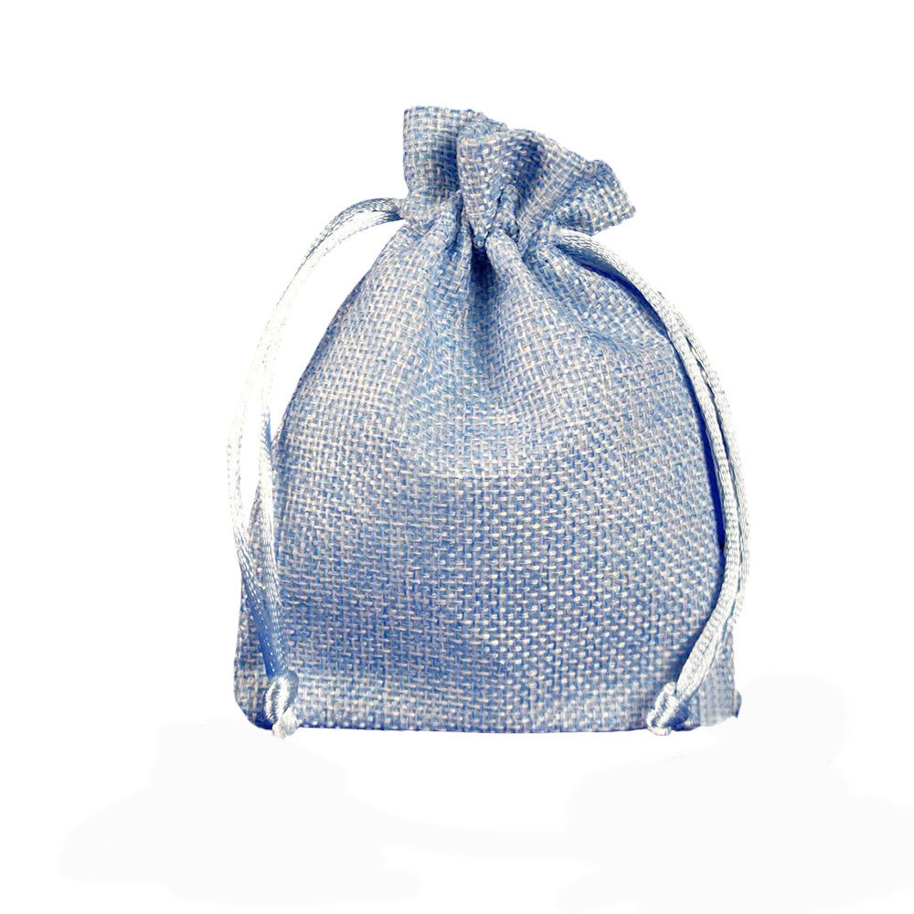 Sacchetti portaconfetti juta 12 PZ con cordoncino per regalo eventi - ambraled