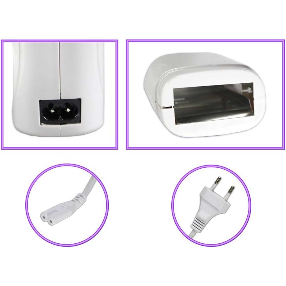 Scaldacera a rullo per depilazione ceretta a cartuccia 40w - ambraled