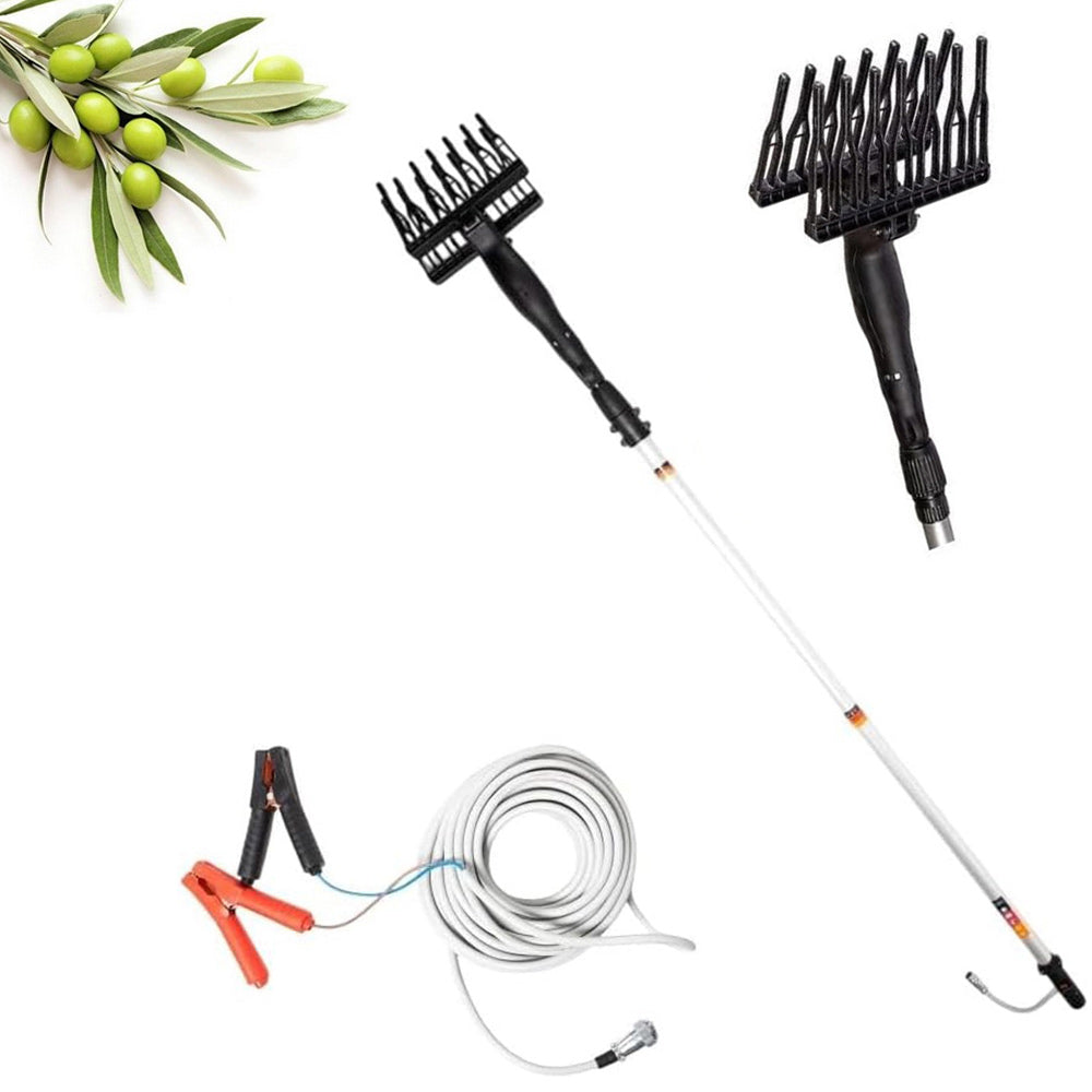 Abbacchiatore scuotiolive con cavi 12V 104W allungabile da 2,20 a 3 MT - ambraled