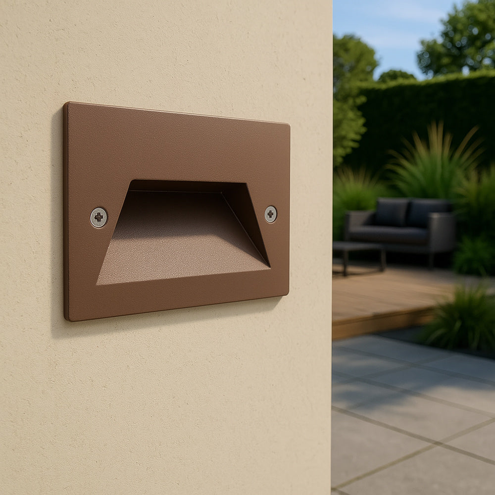 Faretto incasso per cassetta 503 segnapasso 3W CCT con switch IP65 - ambraled