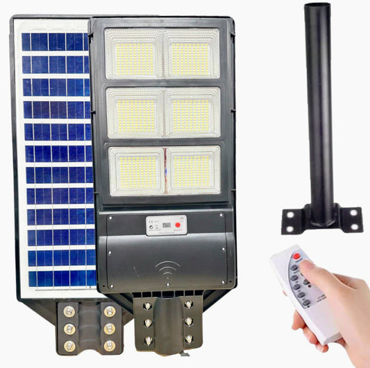 Faro solare LED 1000W – sensore movimento/crepuscolare IP65 - ambraled
