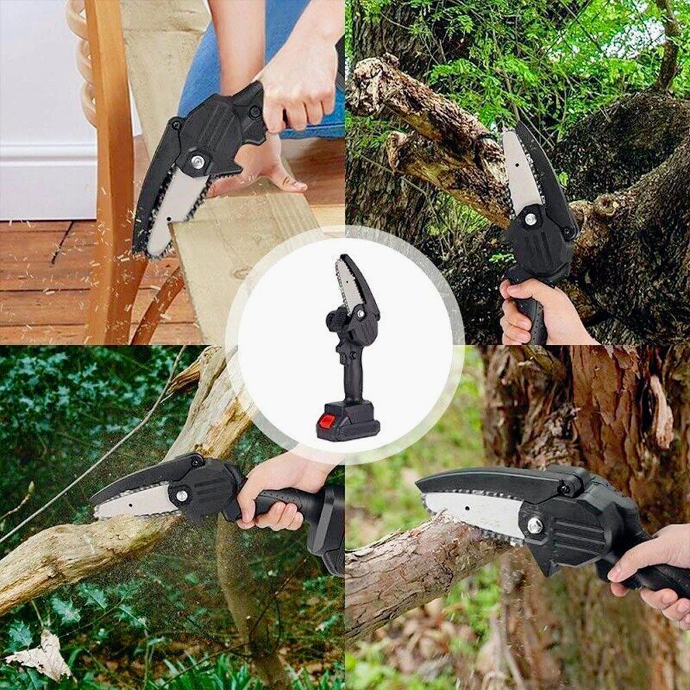 Motosega elettrica mini – 4” lama + 2 batterie 48V - ambraled