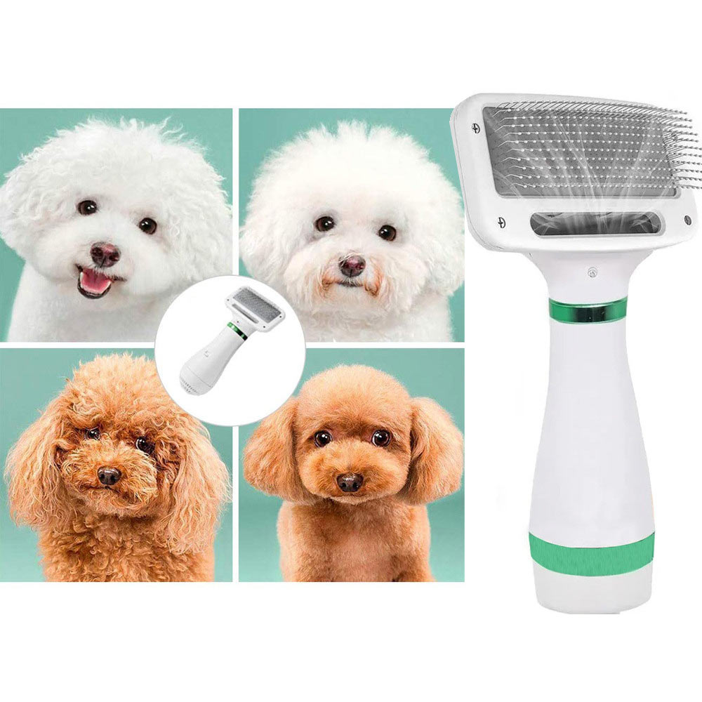 Spazzola phon x cani e gatti asciugacapelli 3 potenze toelettatura - ambraled