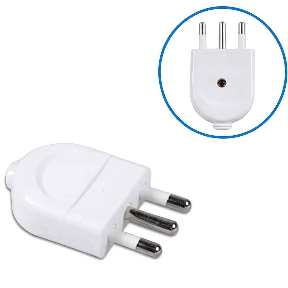 Spina elettrica 16a bipasso 2p + t presa italiana adattatore 250v - ambraled