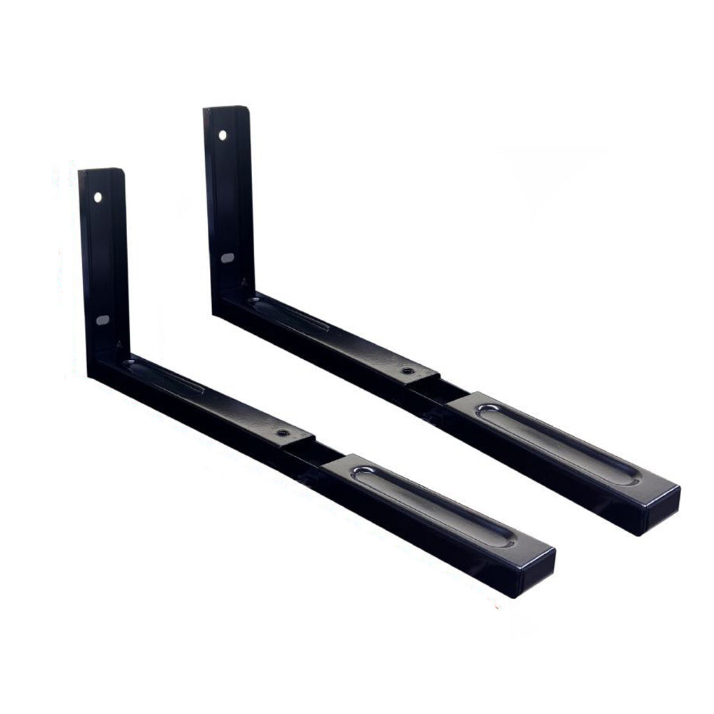 Coppia di staffe supporto forno a microonde estensibile da 36 a 46 cm - ambraled