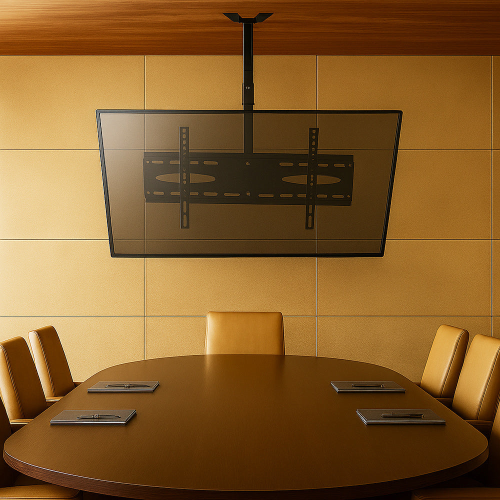 Staffa tv 32'-70” soffitto allungabile inclinabile vesa 100x100 400x400mm - ambraled