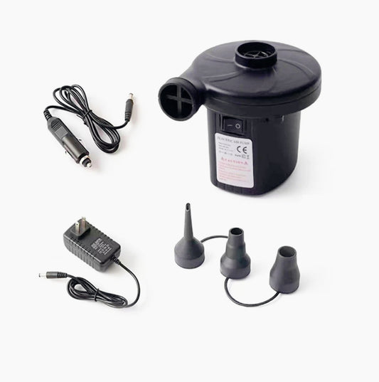Pompa aria elettrica 2in1 (gonfiatore) 220V/12V con adattatori multiuso - ambraled