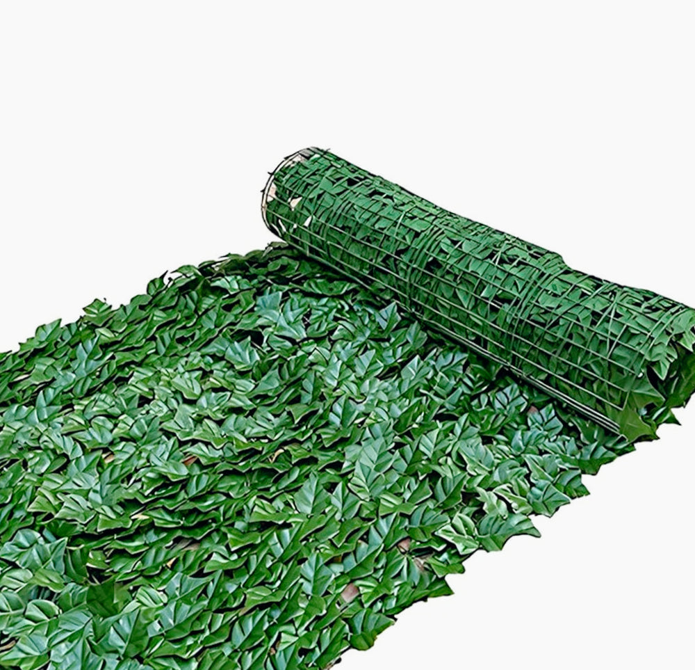 Siepe artificiale sintetica PVC 1x3m ombreggiante per balcone - ambraled