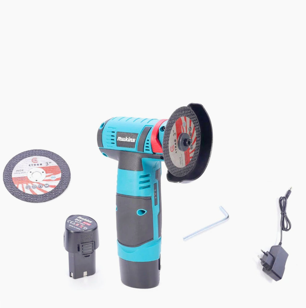 Smerigliatrice mini 24V – 2 batterie + 2 dischi 76mm - ambraled