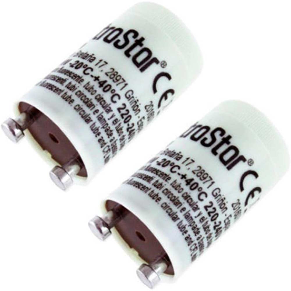 Starter elettrico per neon fluorescente 4w a 80w universale per tubi - ambraled