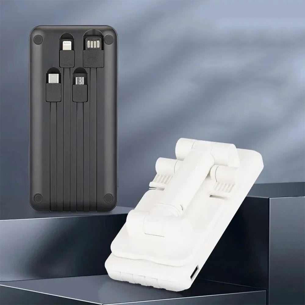 Supporto per cellulare con power bank integrato 2in1 20000 mAh - ambraled
