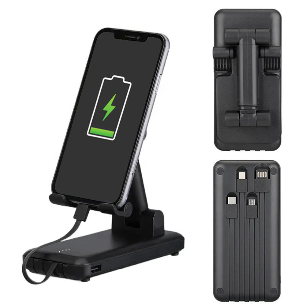 Supporto per cellulare con power bank integrato 2in1 20000 mAh - ambraled