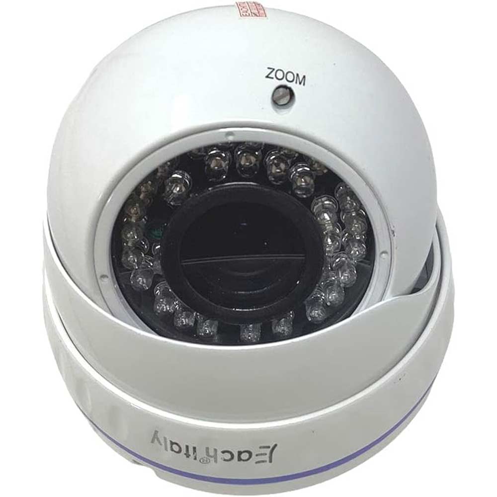 Telecamera dome ahd 1.3 mpx lente varifocale 2,8 12 mm ip57 - ambraled