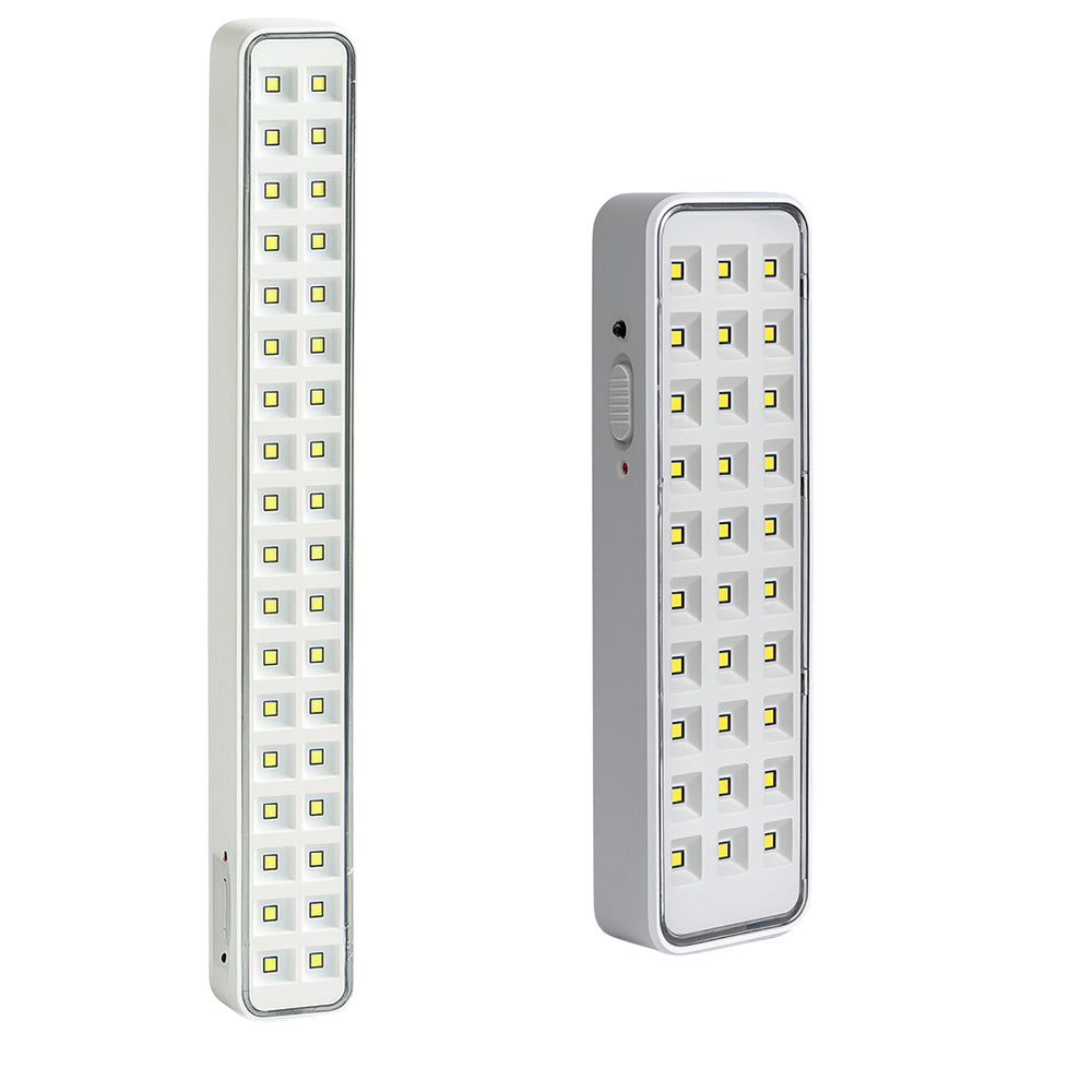 Lampada torcia emergenza ricaricabile USB 30 e 60 led dimmerabile - ambraled