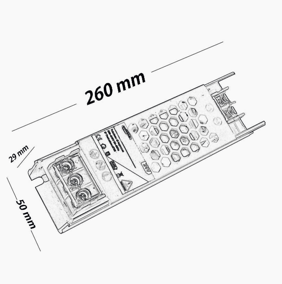 Alimentatore Stabilizzato 12V 300W – Switching 25A (25000mA) - ambraled