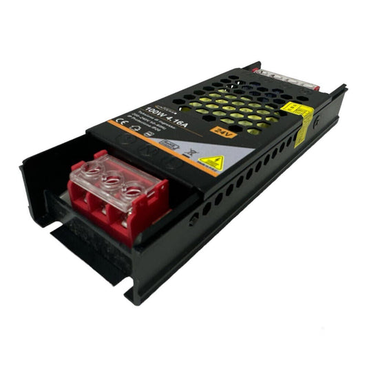 Alimentatore stabilizzato 24v 100 watt switch trasformatore 4.16 mha - ambraled