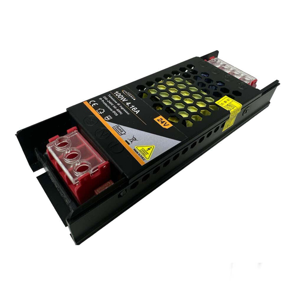 Alimentatore stabilizzato 24v 100 watt switch trasformatore 4.16 mha - ambraled