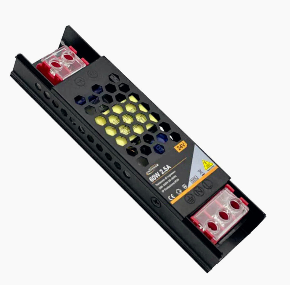 Alimentatore Stabilizzato 24V 60W Switching - 2.5A (2400mA) - ambraled