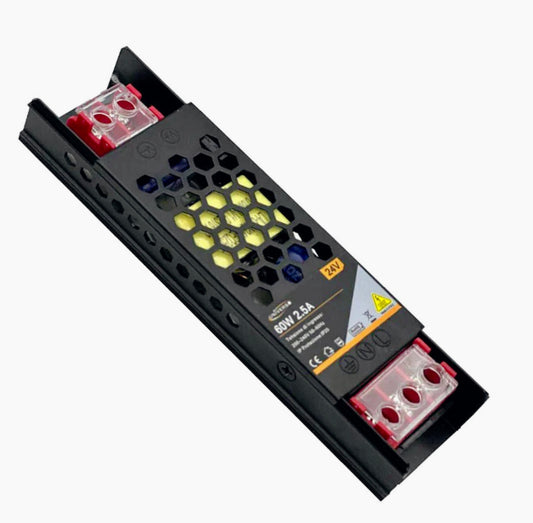 Alimentatore Stabilizzato 24V 60W Switching - 2.5A (2400mA) - ambraled