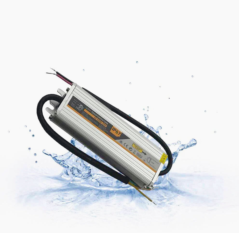 Alimentatore Stabilizzato Impermeabile 24V 2.5A 60W IP67 - 220V - ambraled