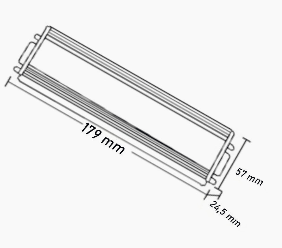 Alimentatore Stabilizzato Impermeabile 24V 4.16A 100W IP67 - 220V - ambraled