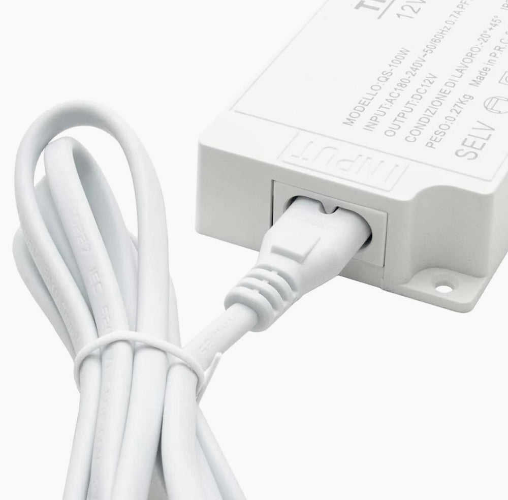 Alimentatore trasformatore da 230v a 12v 60 watt 6 uscite 3 ingressi - ambraled