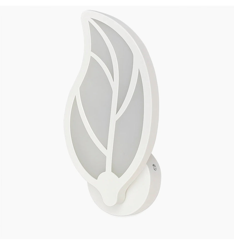 Applique LED a forma di foglia 7W – Illuminazione CCT per pareti esterne e interne - ambraled