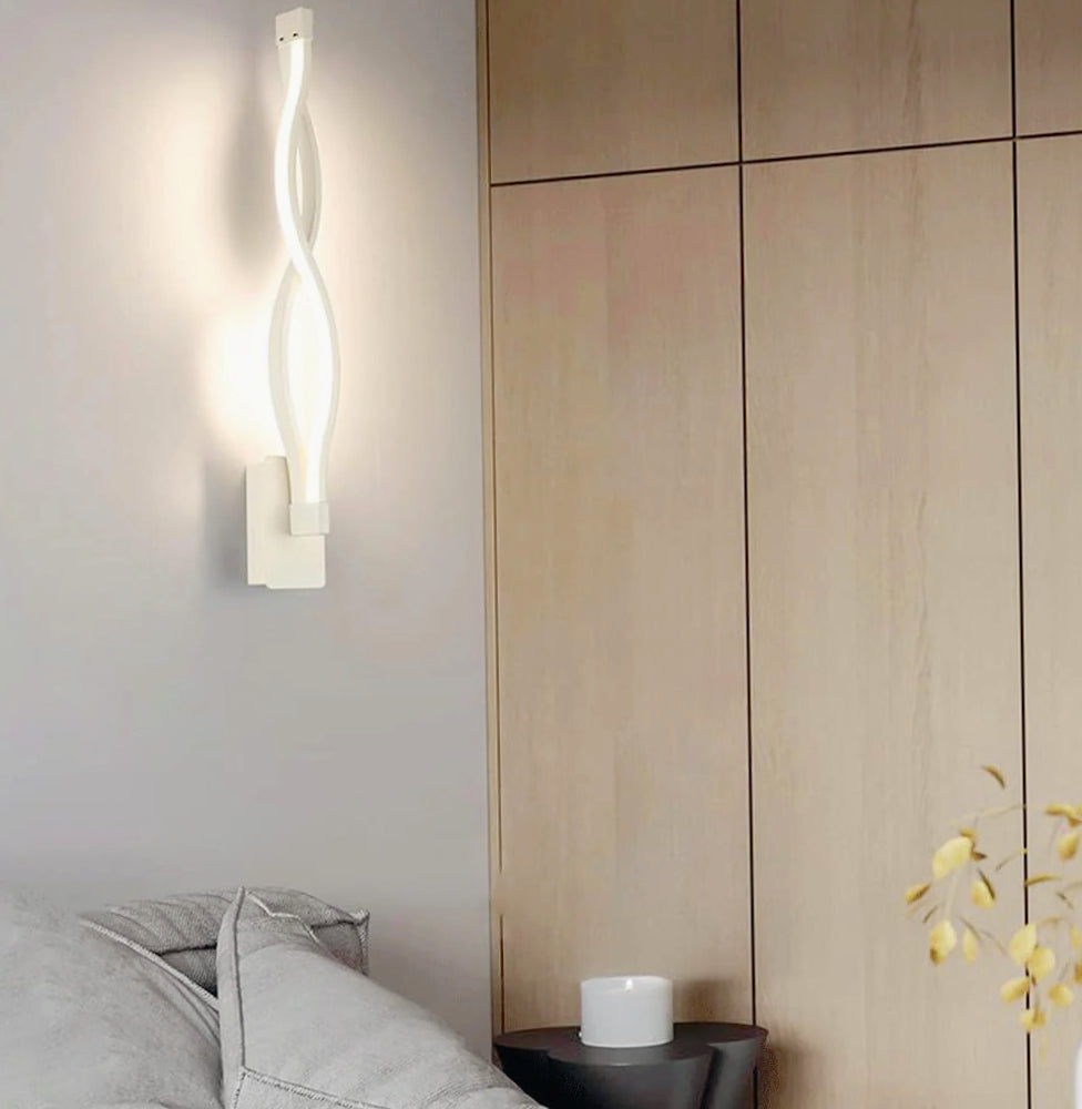 Applique LED moderna da parete 9W – Regolabile CCT (luce fredda, calda, naturale) - ambraled
