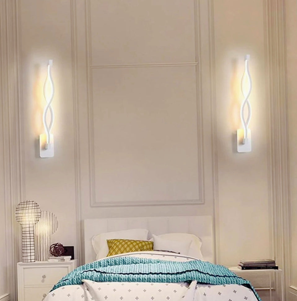 Applique LED moderna da parete 9W – Regolabile CCT (luce fredda, calda, naturale) - ambraled