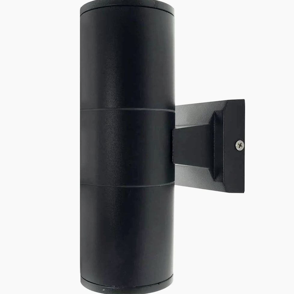 Applique esterna a parete doppia emissione – Giardino, protezione IP55, 2 portalampade GU10 - ambraled