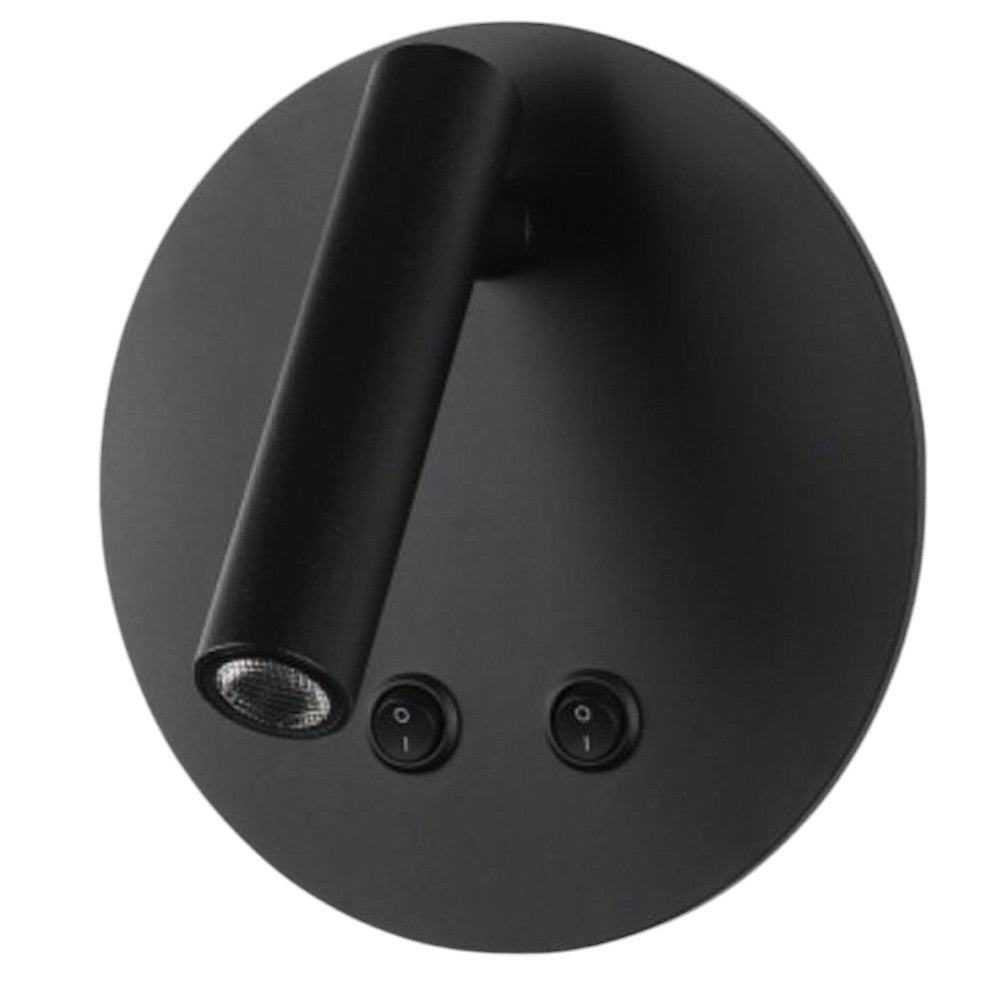 Applique orientabile a parete – Doppia fonte luminosa, 8W, luce calda - ambraled