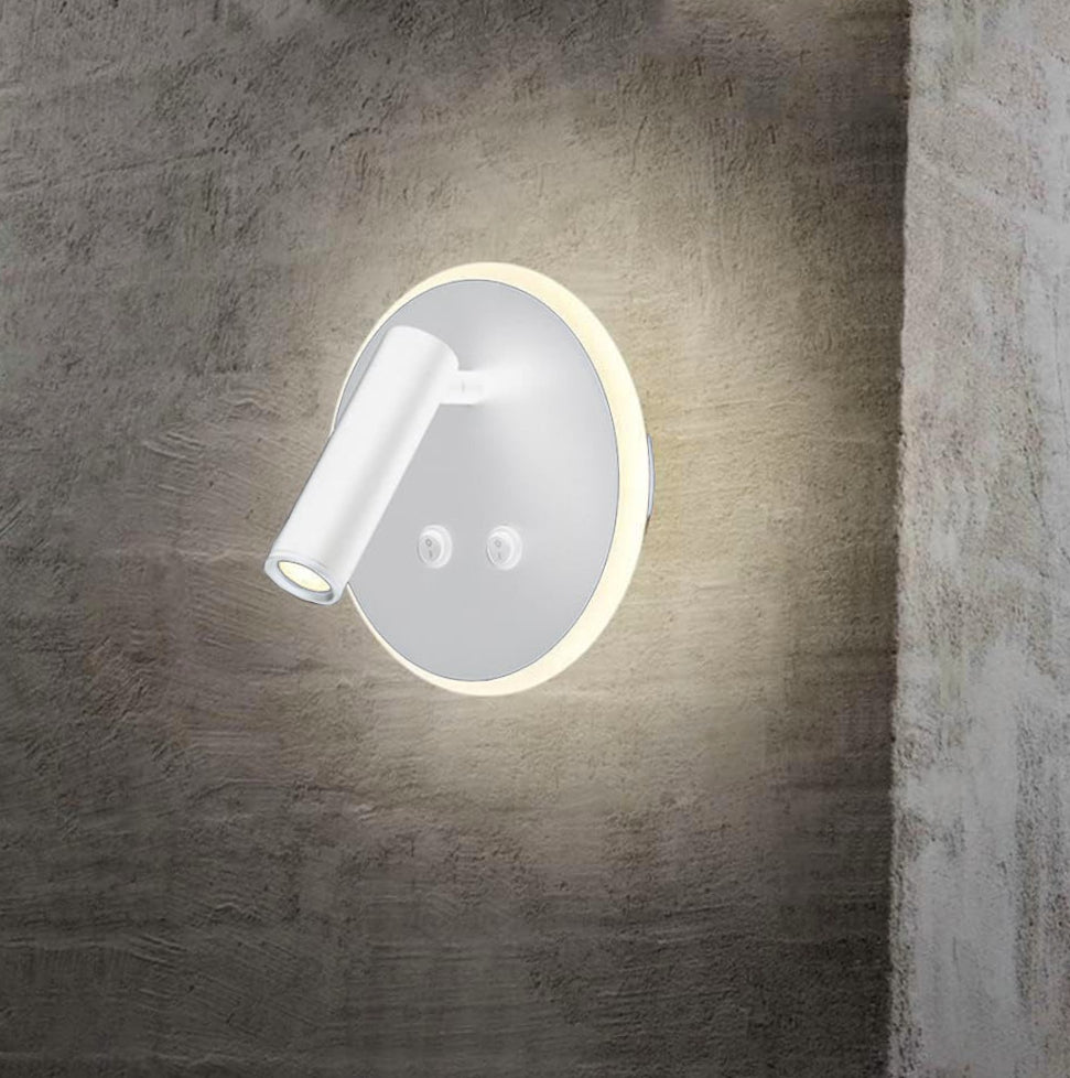 Applique orientabile a parete – Doppia fonte luminosa, 8W, luce calda - ambraled