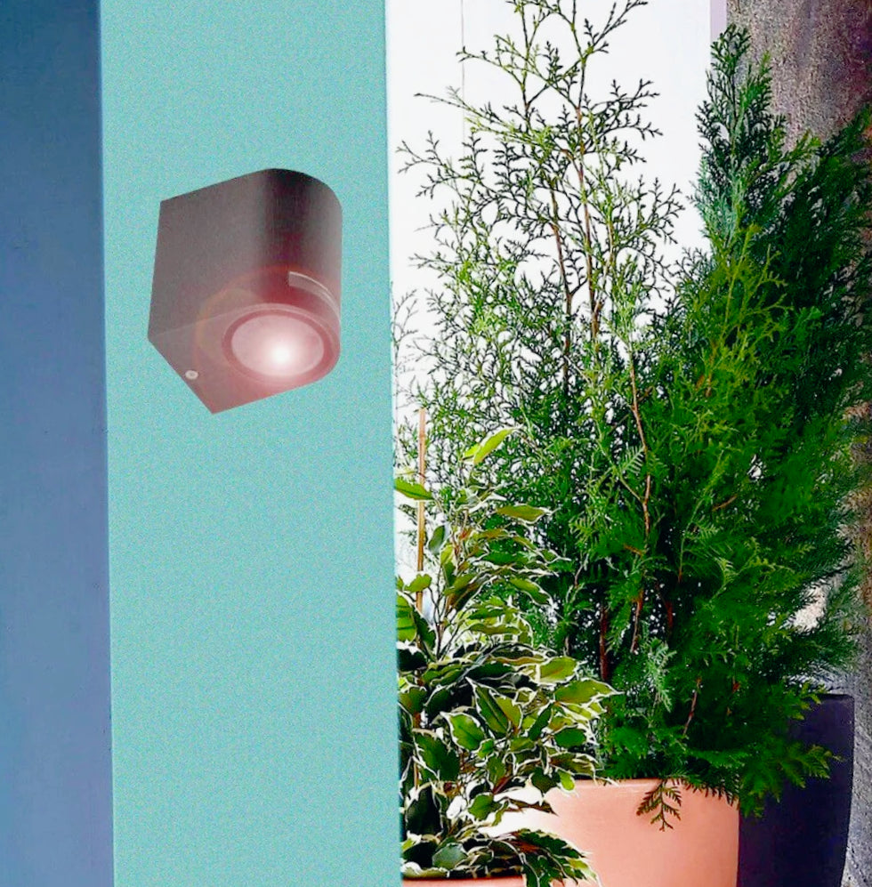 Applique esterna muro giardino GU10 IP54 – lampada da esterni - ambraled