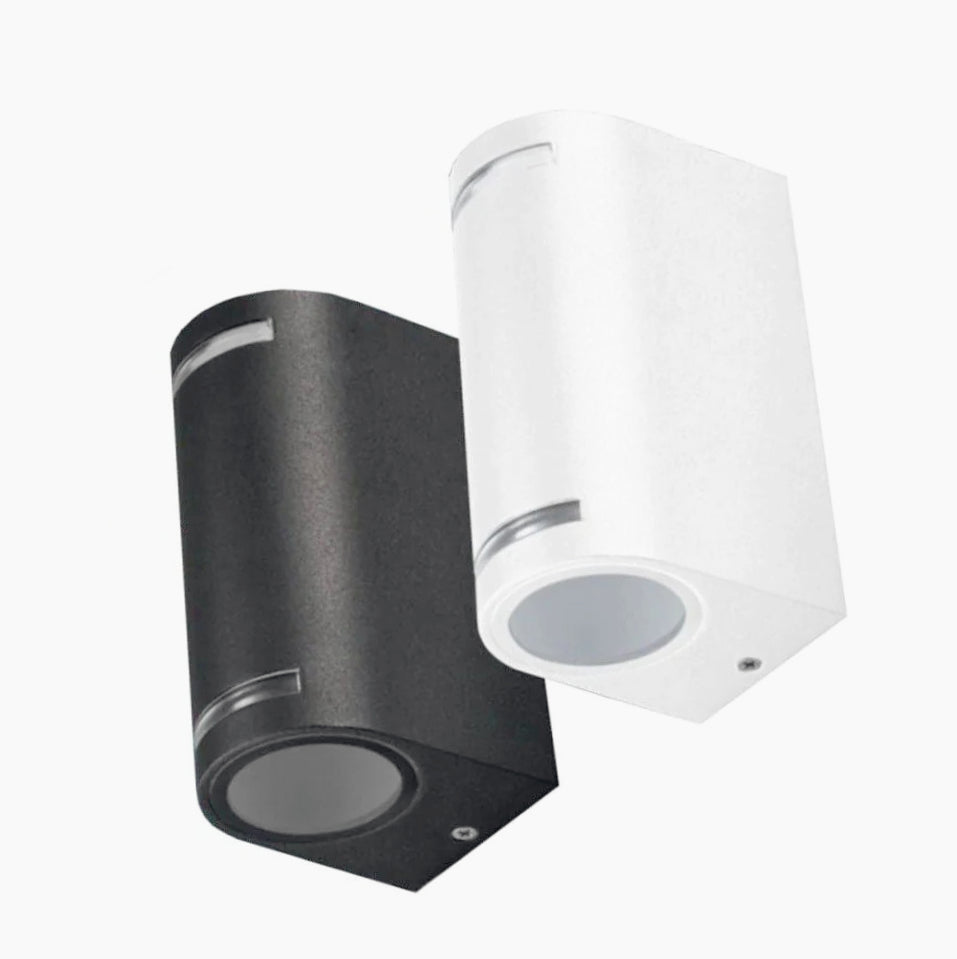 Applique per esterni a parete giardino – Doppia emissione luce attacco GU10 IP54 - ambraled