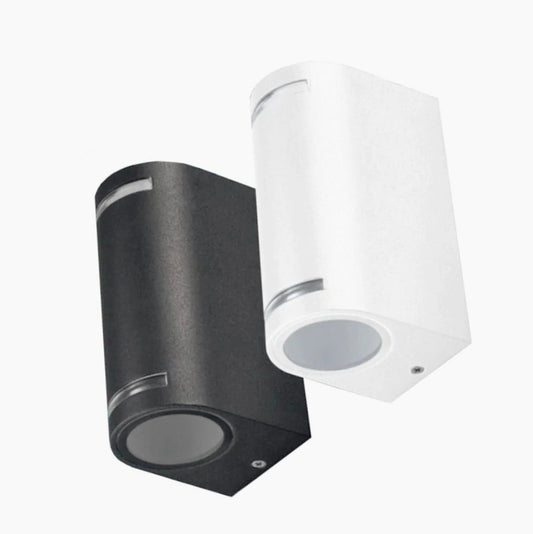 Applique per esterni a parete giardino – Doppia emissione luce attacco GU10 IP54 - ambraled