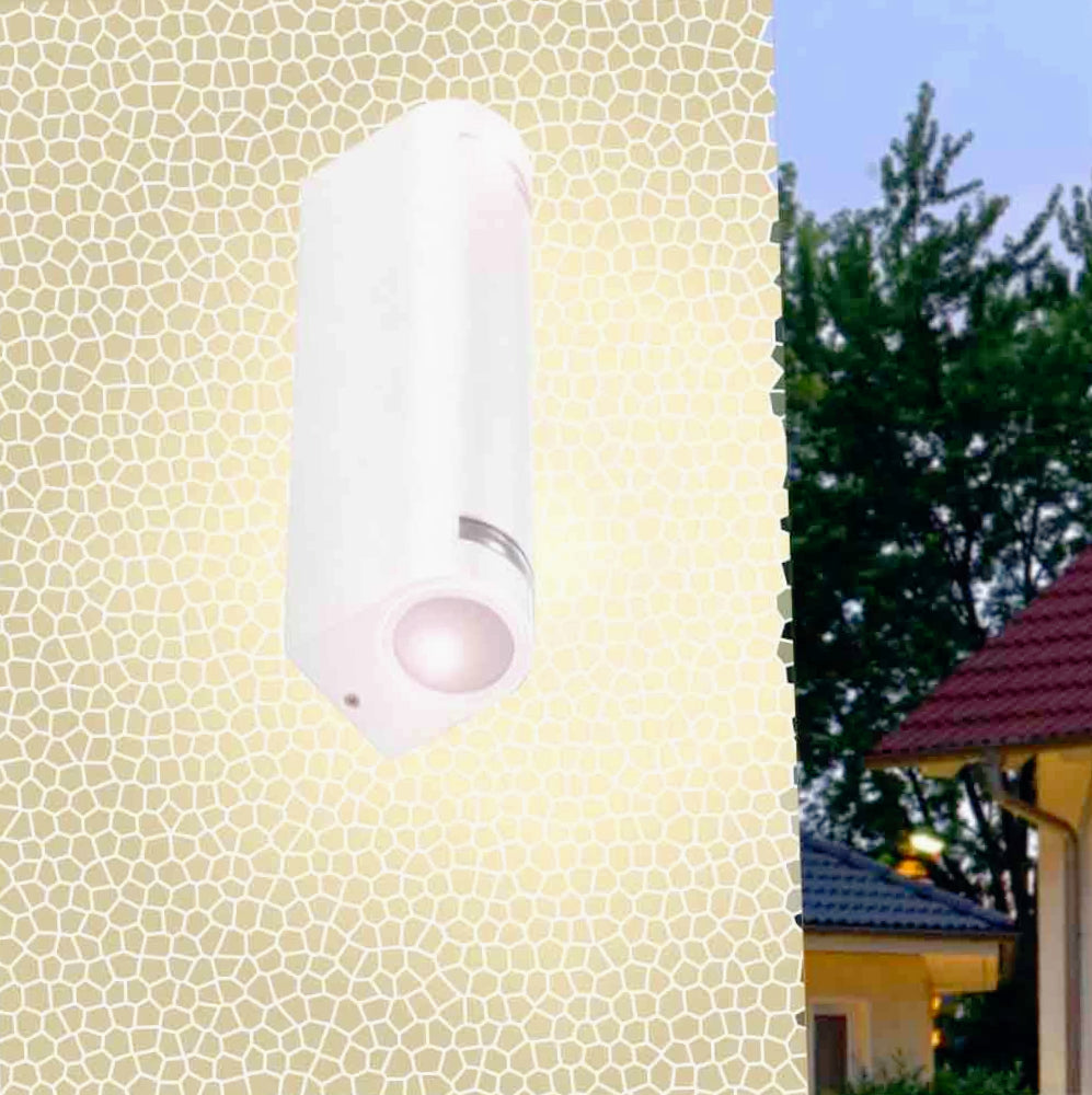 Applique per esterni a parete giardino – Doppia emissione luce attacco GU10 IP54 - ambraled