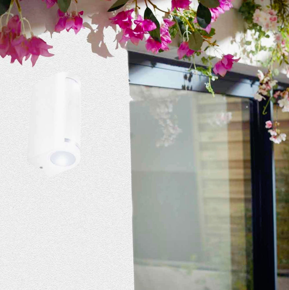 Applique per esterni a parete giardino – Doppia emissione luce attacco GU10 IP54 - ambraled